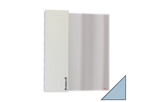 Зеркало-шкаф Sanflor Глория 65 L, серый