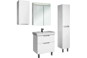 Тумба с раковиной Dreja.Eco Q Plus 70 белая - 3