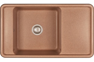 Мойка кухонная AQUATON Беллис 87 терракотовая