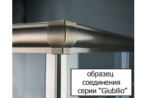 Душевой уголок Cezares Giubileo-A-2-80 стекло с узором, золото - 3