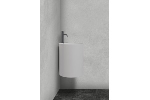 Раковина подвесная ABBER Stein AS2625 белая матовая - 3