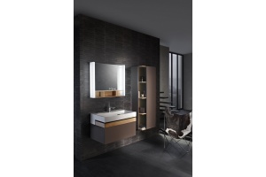 Мебель для ванной Jacob Delafon Terrace 80 ледяной коричневый лак - 3