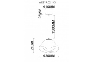 Подвесной светильник Wertmark Isola WE219.02.143 - 2
