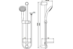 Душевой гарнитур Vidima Fresh (BA207AA) - 2