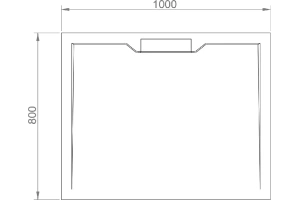 Поддон для душа RGW STE MW 100x80 белый - 3