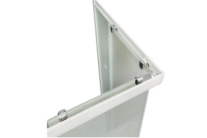 Душевой уголок Royal Bath HPD 110x90 профиль белый стекло матовое - 3