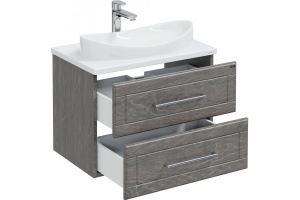 Тумба под раковину Санта Венера 70 темное дерево - 2