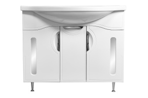 Тумба под раковину Stella Polar Сильва Эльбрус 100 белый - 2