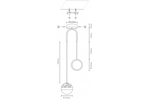 Подвесной светодиодный светильник Velante 431-306-02 - 2