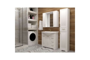 Шкаф-пенал Stella Polar Кармела 30 R белый - 3