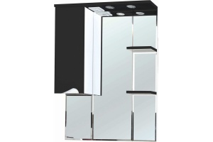 Зеркало-шкаф Bellezza Эйфория 80 L черный