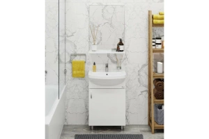 Тумба с раковиной Onika Эко 52 белый - 2