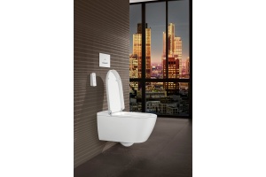 Унитаз подвесной Villeroy & Boch Viclean V0E100R1 альпийский белый, с функцией биде - 3