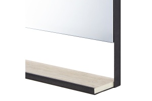 Зеркало Aquaton Лофт Урбан 80 черный-светлое дерево - 2