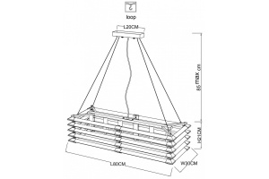 Подвесная люстра Arte Lamp Caravaggio A1059SP-6CC - 3