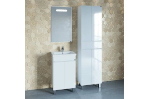 Тумба с раковиной напольная Санта Марс 50 белый - 3