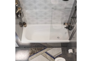 Акриловая ванна DIWO Кострома 150x70 прямоугольная, пристенная, без гидромассажа, с ножками - 2