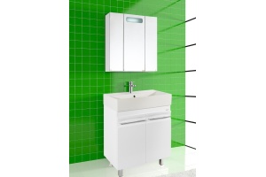 Тумба с раковиной Vod-Ok Мальта 70 белая - 2