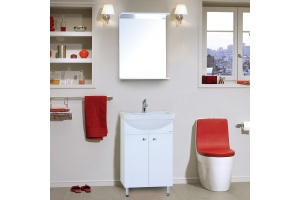 Тумба с раковиной Onika Крит 52 белый  - 2