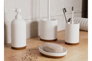 Стакан для зубных щеток WasserKRAFT Mindel белый матовый - 2