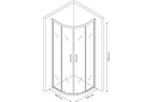 Душевой уголок Berges Wasserhaus Solo 061108 - 3