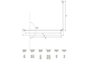 Душевой уголок Veconi Rovigo RV-033 80х80 профиль хром (RV033-8080-01-C7) - 2