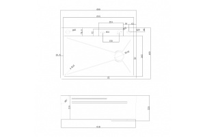 Металлическая мойка Abber Wasser Kreis 68 хром - 2