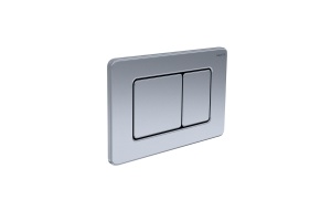 KDI-0000032 (003A) Панель смыва нержавеющая сталь (клавиша квадрат) - 2