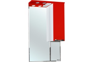 Мебель для ванной Bellezza Альфа 55 красная с нижним ящиком - 3