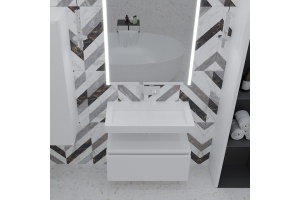 Тумба Armadi Art Flat Valessi Uno-S 100 белый глянец