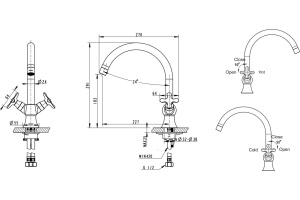 Смеситель Bravat Summer Rain F777111C для кухонной мойки - 3