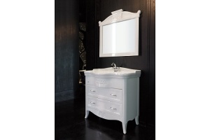 Зеркало Belbagno Privamera 99х83 белый античный (BB45S/WA) - 2