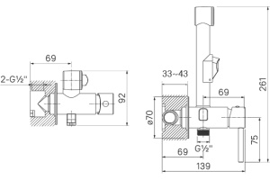Гигиенический душ Iddis Spring сатин 003BNR0i08 - 3