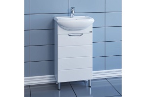 Тумба с раковиной Санта Родос 45 белый