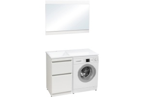 Тумба для комплекта Style Line Даллас 48 Люкс Plus напольная, белая - 2