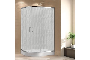 Душевой уголок Cezares Eco RH 2 120/90 P Cr стекло punto