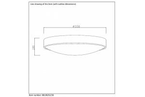 Потолочный светильник Lucide Lex 08109/02/30 - 3