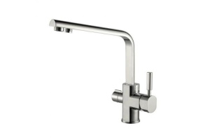 Смеситель Kaiser Decor 40144-5 для кухонной мойки, серебро