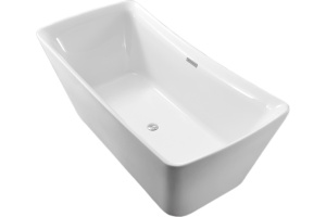 Акриловая ванна Aquatek Верса 178x80 белый с ножками и сливом-переливом (AQ-4880) - 2