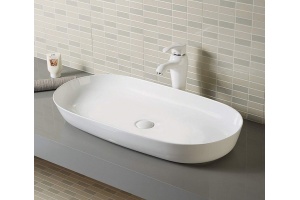 Раковина накладная Ceramalux N 81 белый (78327)