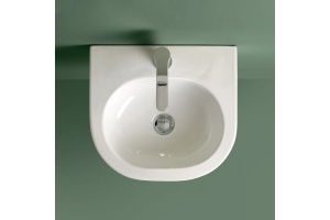 Kerasan Flo Раковина 40*37см с 1 отв. под смеситель, цвет белый (снято с пр-ва запрашивать наличие на фабрике)