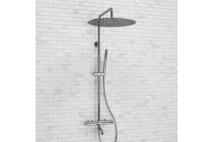 Душевая система WasserKraft 40 с термостатом хром - 2