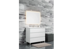 Комплект мебели Sanvit Авеню-3 100 белый глянец