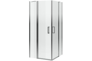 Душевой уголок Excellent Mazo 100х100 профиль хром стекло прозрачное