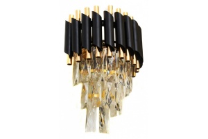 Накладной светильник LUMINA DECO Funneli LDW 6003-2 BK+F.GD