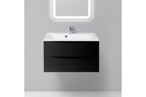 Мебель для ванной BelBagno Marino 80 nero lucido - 3