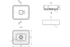 Мебельная раковина Dreja Джой MYJOYS - 3