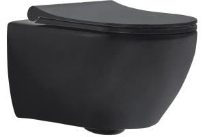Унитаз подвесной beWash Bogen черный матовый с функцией биде и сиденьем микролифт 88303270