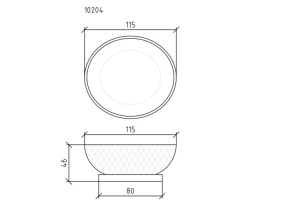 Мыльница настольная Boheme Murano crystal хром глянцевый - 2
