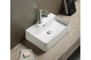 Раковина накладная Ceramalux N 60 белый (D1338 (8145)) - 3